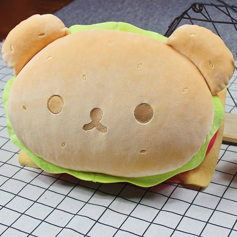 bear hamburger plush