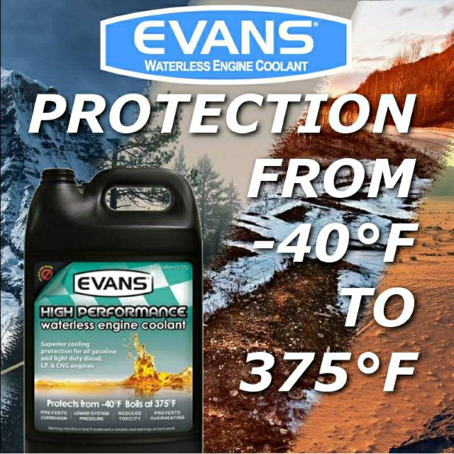 evans high performance waterless coolant