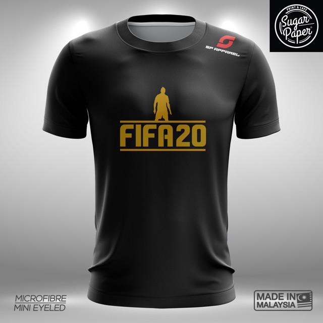 Dikurangkan Kepada Rm32 Apabila Membeli Fifa 20 Microfibre T Shirt Xasaxa Malaysia - baju team malaysia roblox