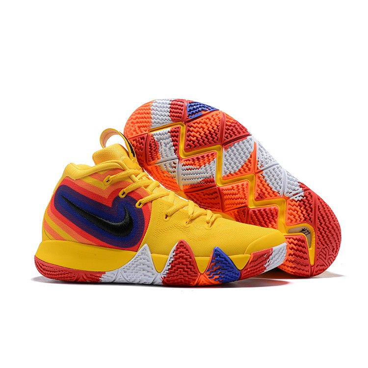 nike kyrie 4 yellow multicolor