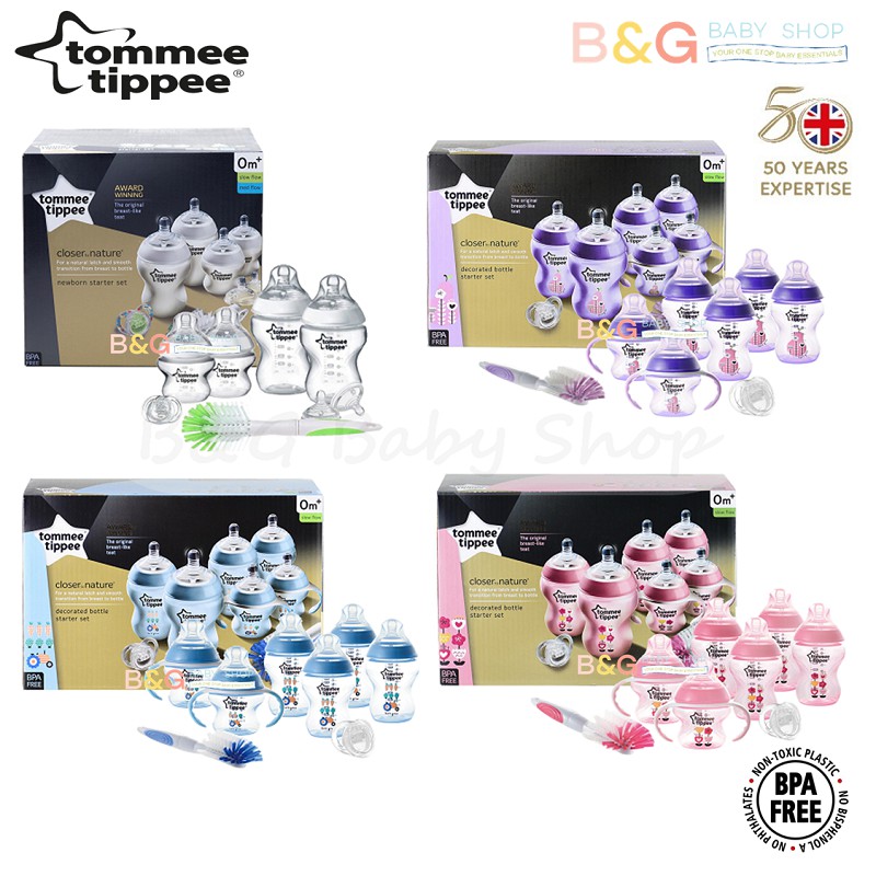 tommee tippee starter set pink