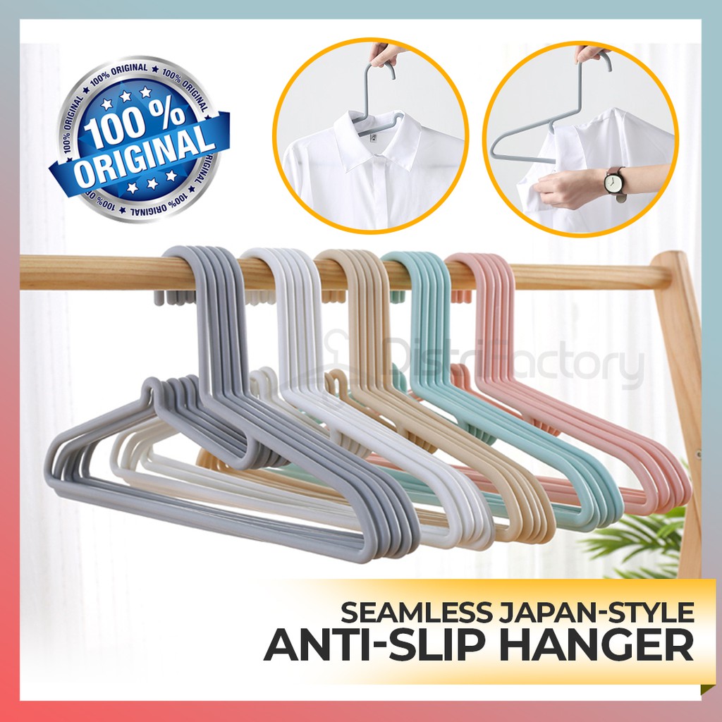 Hanger Japan Style Seamless clothes Hanger Baju [High Quality] Ready