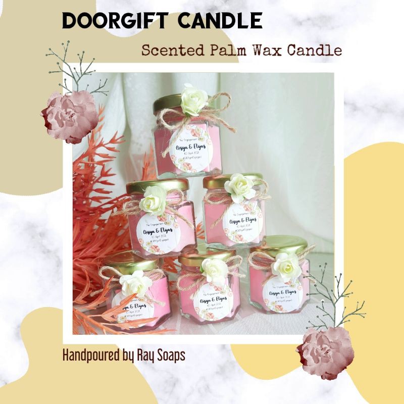 Scented Candle Wedding, Birthday, Corporate Gift Shopee