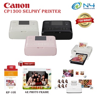 Canon CP1300 Selphy Printer With RP108 Film & Photo Frame (Canon Original Warranty)