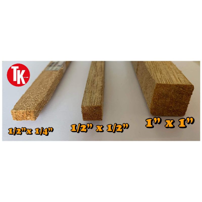 Kayu 1 2 1 2 Kayu 1 2 1 4 Kayu 1 1 Batang Kayu Perabot Furniture Timber Wood Shopee Malaysia