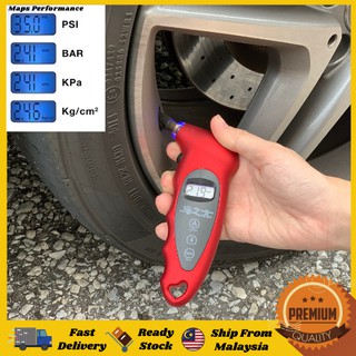 PCL Digital Tyre Gauge Pressure & Tread Tester Checker Car Van Tyre Check MOT 
