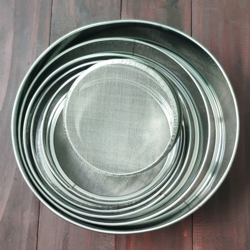 Flour Sifter Flour Sieve/Flour Sifter Round Strainer Stainless Steel Anti-Rust Anti-Cor…