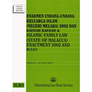 Buy Enakmen Undang Undang Keluarga Islam Negeri Melaka Seetracker Malaysia