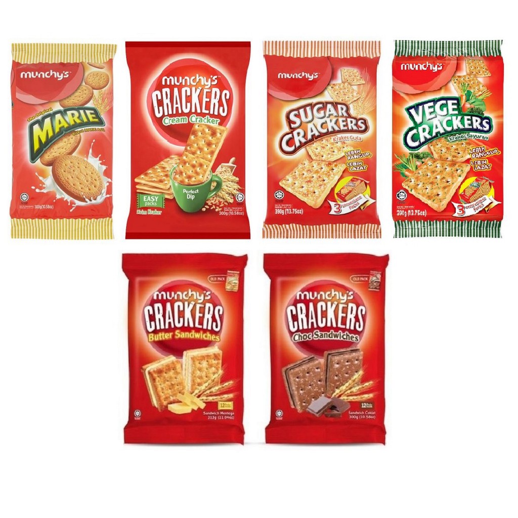 Munchy's Crackers 300g-390g Assorted | Shopee Malaysia