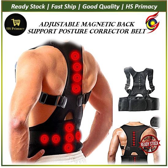 Buy Baju Tulang Belakang Magnetic Therapy Posture Corrector Shoulder Waist Unisex Corset Seetracker Malaysia