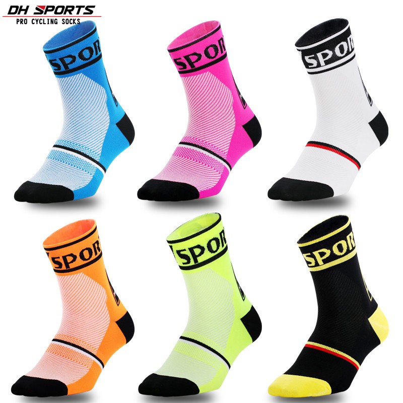 Unisex Sports Socks Breathable Road Bicycle Socks Outdoor Racing Cycling Socks