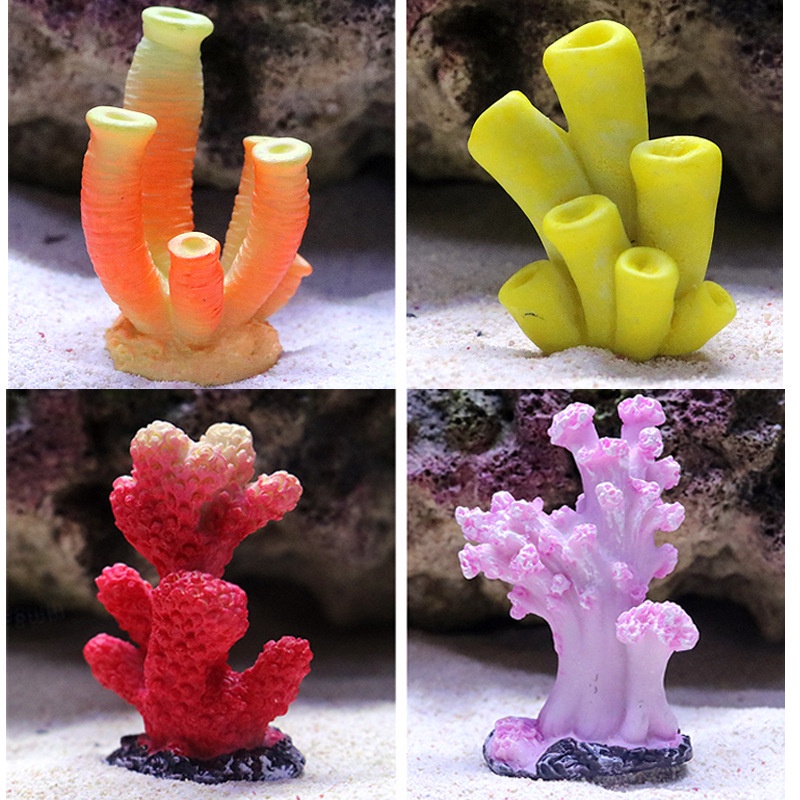 Akuarium Akuarium Coral Landscaping Underwater World Creative Modbentuk Simulation Undersea Batu Karang Batu Karang Shopee Malaysia