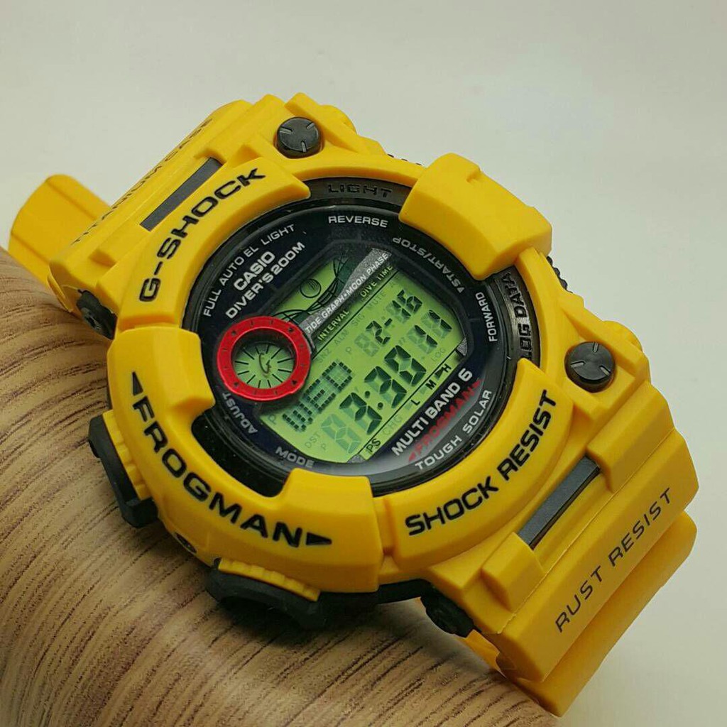 casio frogman yellow