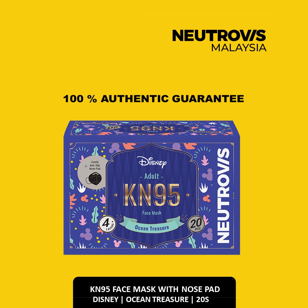 NEUTROVIS KN95 Neutrovis Face Respirator | Disney Edition | Ocean Treasure | 20s