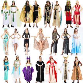 Costume Women Men Ancient Egyptian Clothes Adult Halloween Party Cosplay Egypt Queen Cleopatra Pharaoh Tutankhamun Shopee Malaysia - roblox egyptian clothes