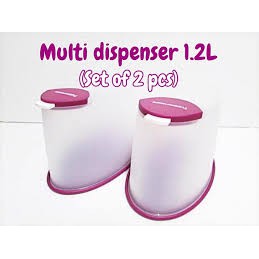 [Ready Stock] Tupperware Multi Dispenser (1.2L x 2 pcs)