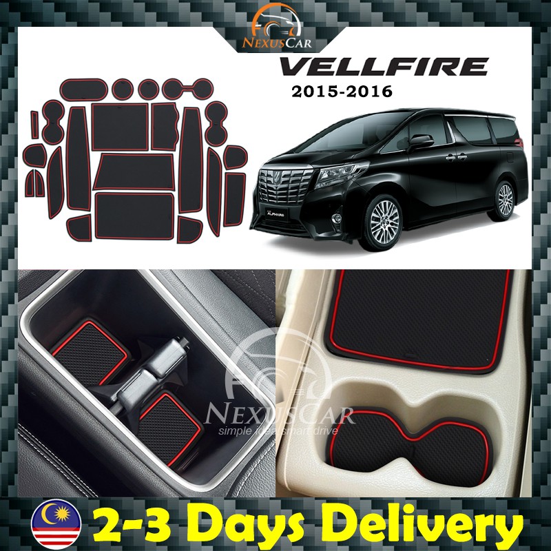 Nexus Car Toyota Alphard Vellfire Ah30 2015 2016 Car Interior Slot Mat