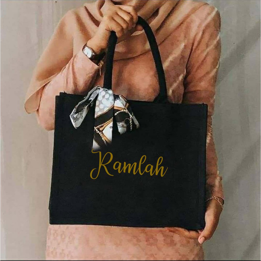 Buy Jute Bag Print Nama Sendiri Seetracker Malaysia