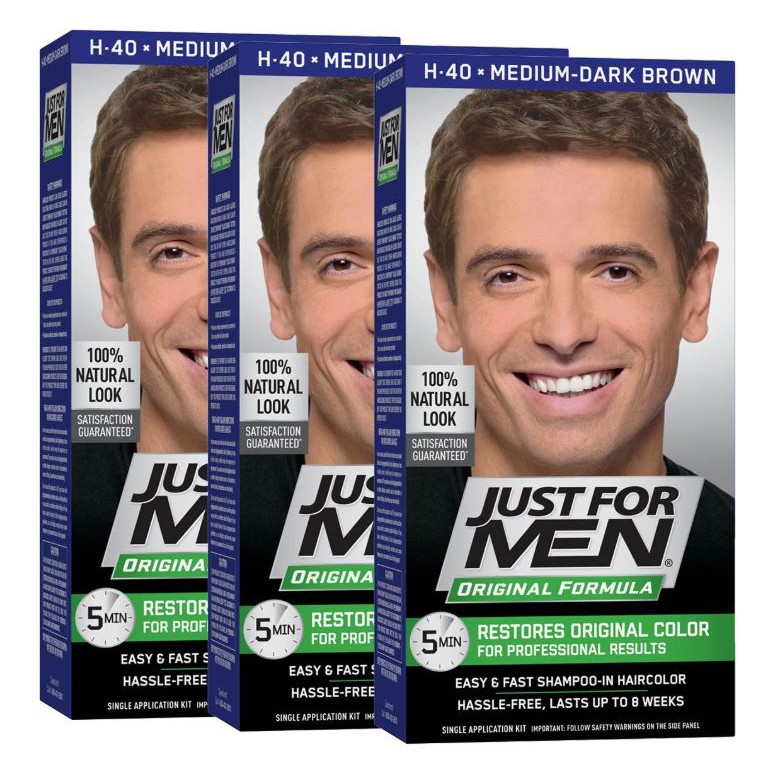 Just For Men Original Formula Men S Hair Color Medium Dark Brown