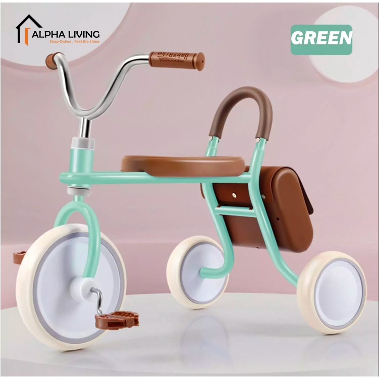 New Design Baby Three Wheeled Bike Walker Retro Children Tricycle Toy0109 Shopee Malaysia