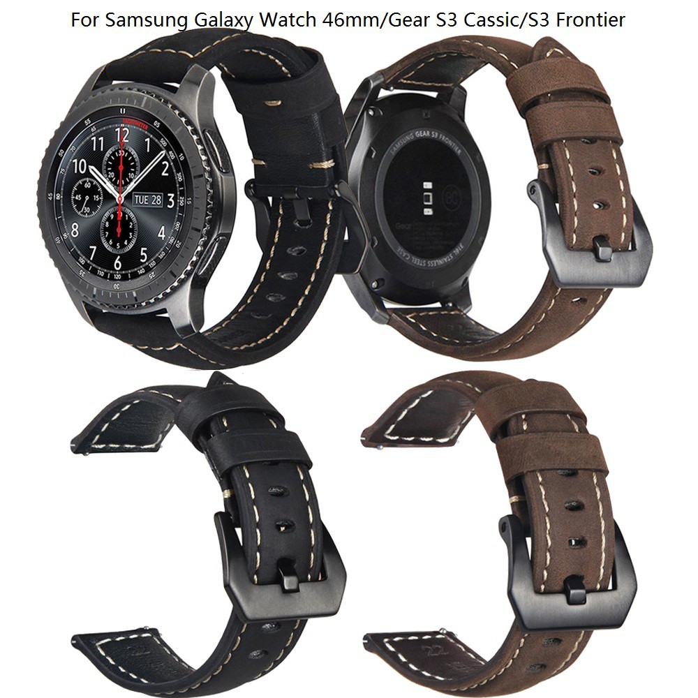 For Samsung Galaxy Watch 46mm Gear S3 Classic S3 Frontier Watch Band Strap Bracelet Shopee Malaysia