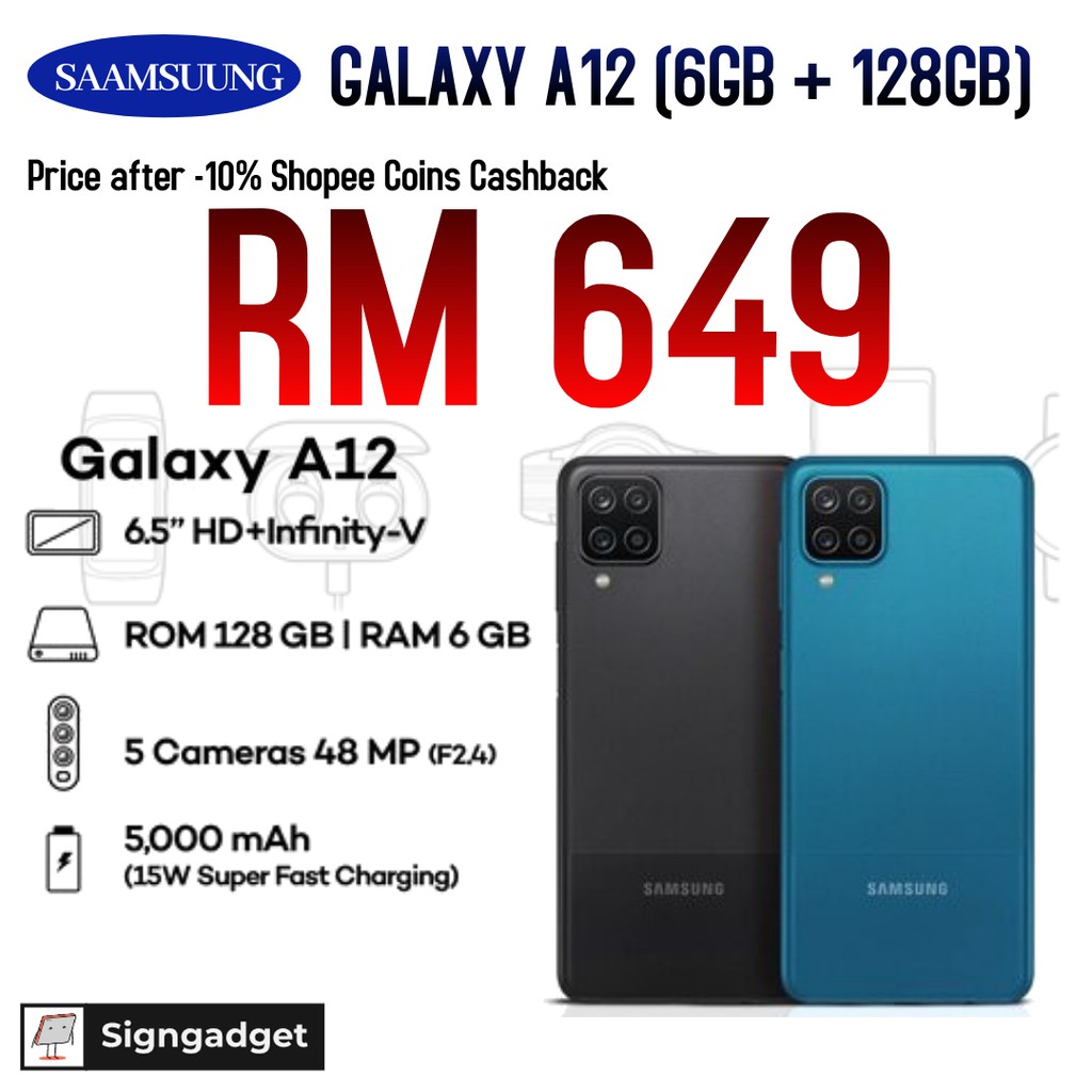 samsung galaxy a12 6gb