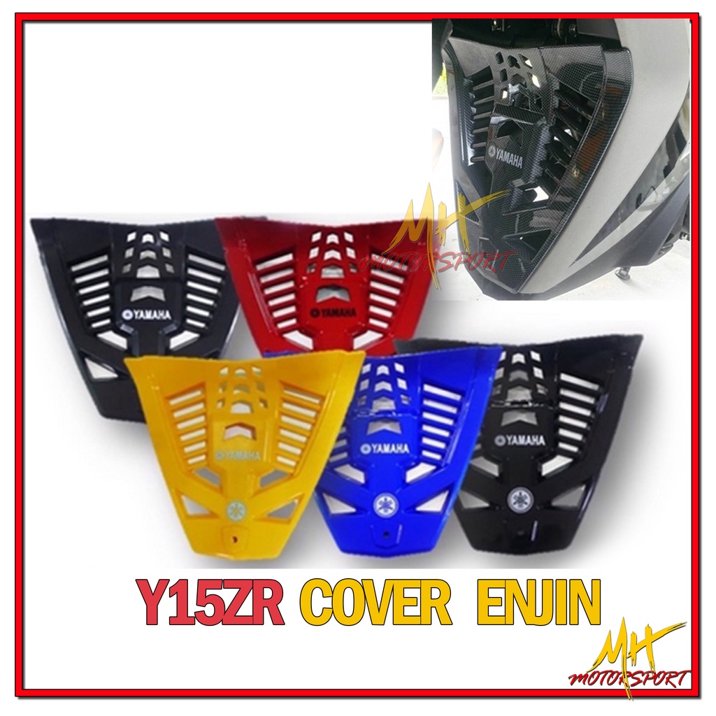 Yamaha Y15 Engine Cover Y15ZR Cover Enjin Carbon Ysuku Plastic Shopee