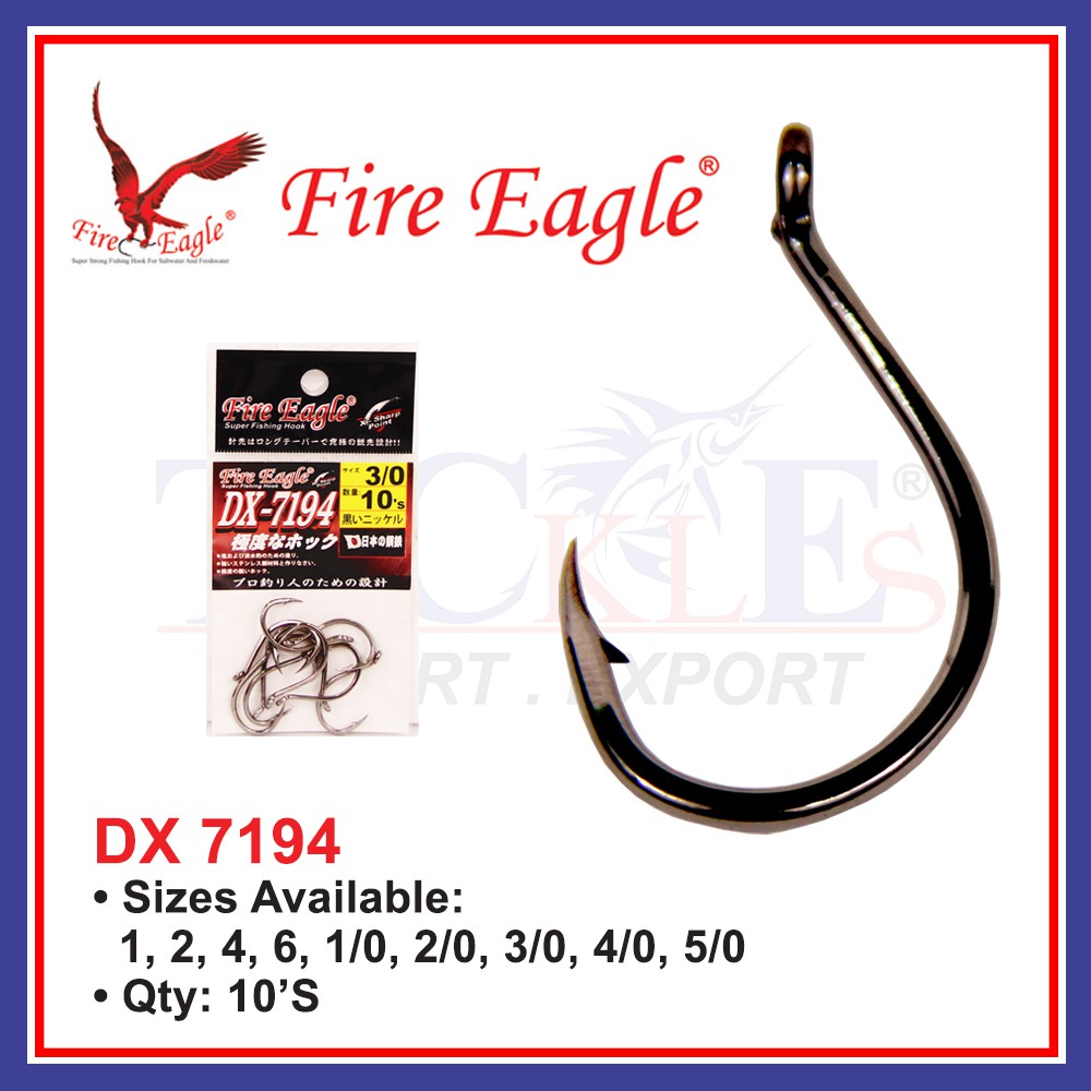 Fire Eagle Hook DX7194 Fishing Hook Mata Kail Pancing Shopee Malaysia