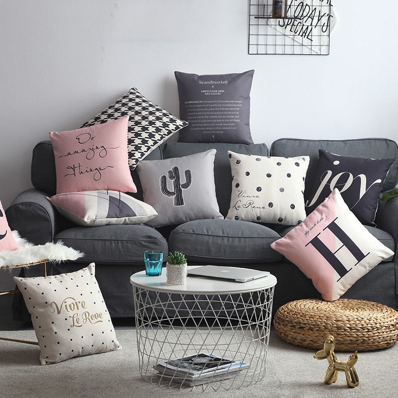 Nordic Ins Living Room Sofa Hug Pillowcase Office Car Chair