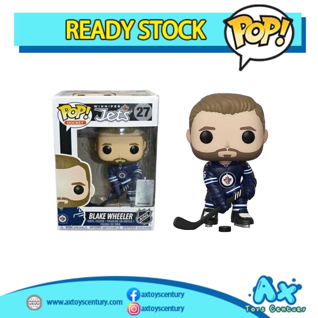 Funko Pop! Hockey: Winnipeg Jets - Blake Wheeler #27 100% Genuine