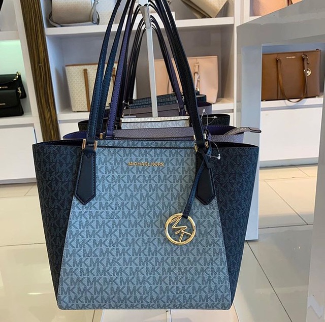 michael kors kimberly small bonded tote