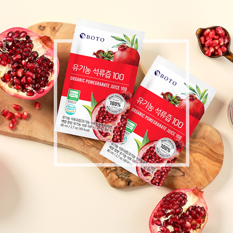 Ready Stock Korea Boto Pomegranate Juice Pomegranate Concentrate Low Calorie 韩国boto石榴汁石榴浓缩液石榴汁石榴果汁低卡