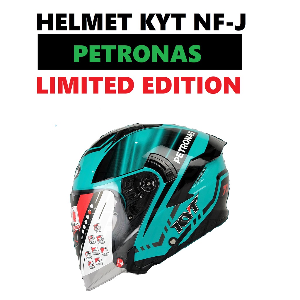 HELMET KYT NFJ PETRONAS LIMITED EDITION Shopee Malaysia