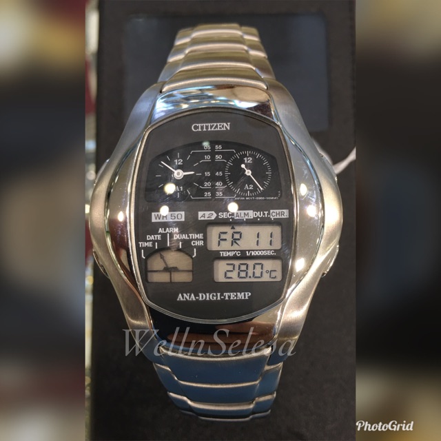 Citizen Ana-Digi-Temp Classic Watch | Shopee Malaysia