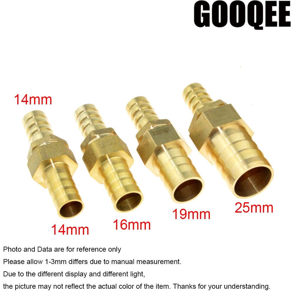 Brass Bulkhead Fitting Barb Hose Tube Connector Fuel Water Air Boat 6-25mm