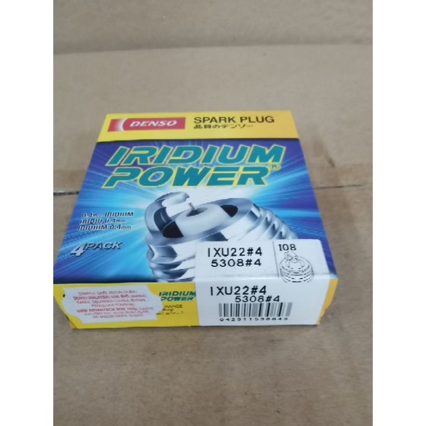 Ready Stock Iridium Spark Plug 1 Set 4 Pcs Denso 100k Kilometer Myvi 1 3 07yr Up Myvi 1 3 1 5 Lagi Best Alza 1 5
