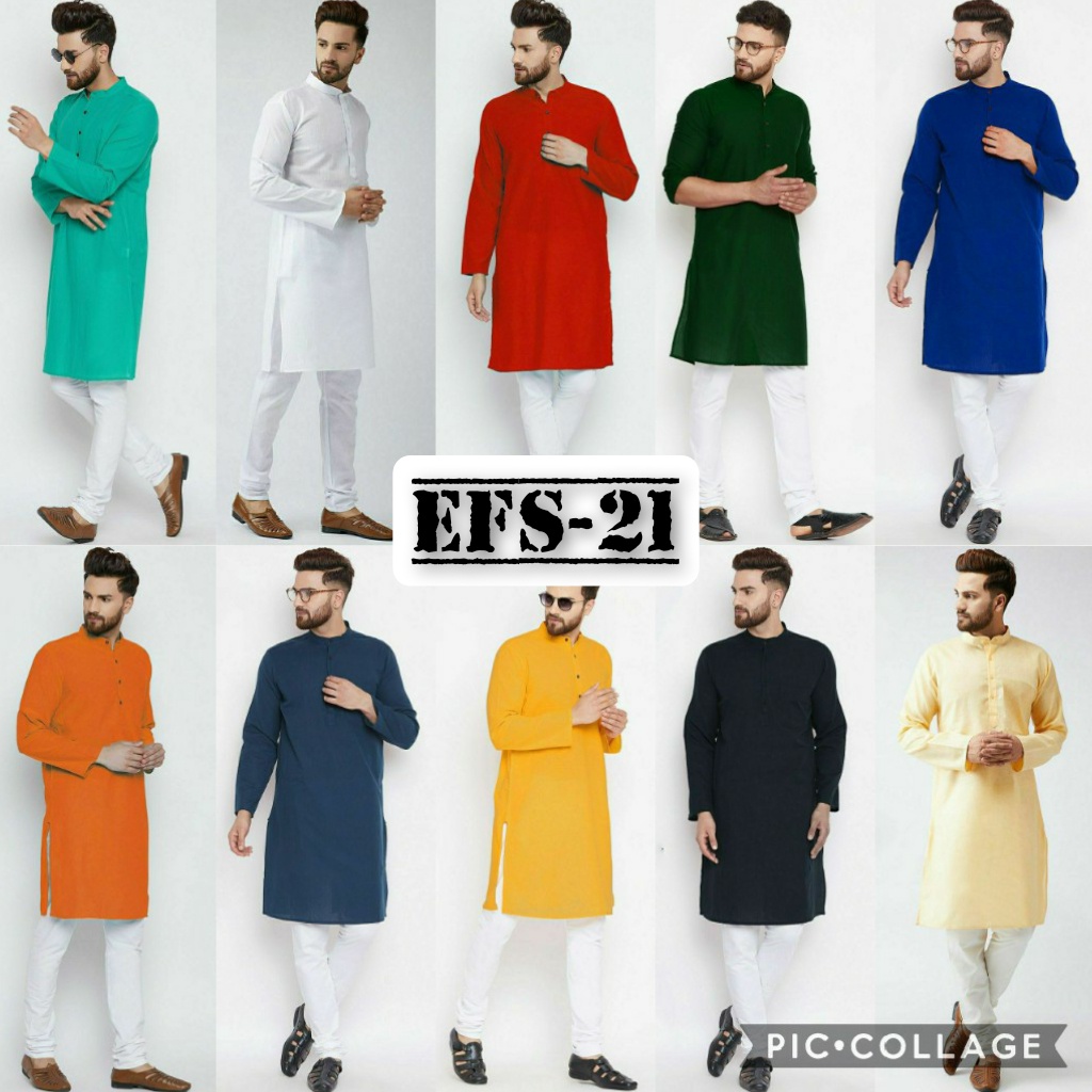 EFS-21-M TO 3XL Trending Mens Kurta With Pyajama Set