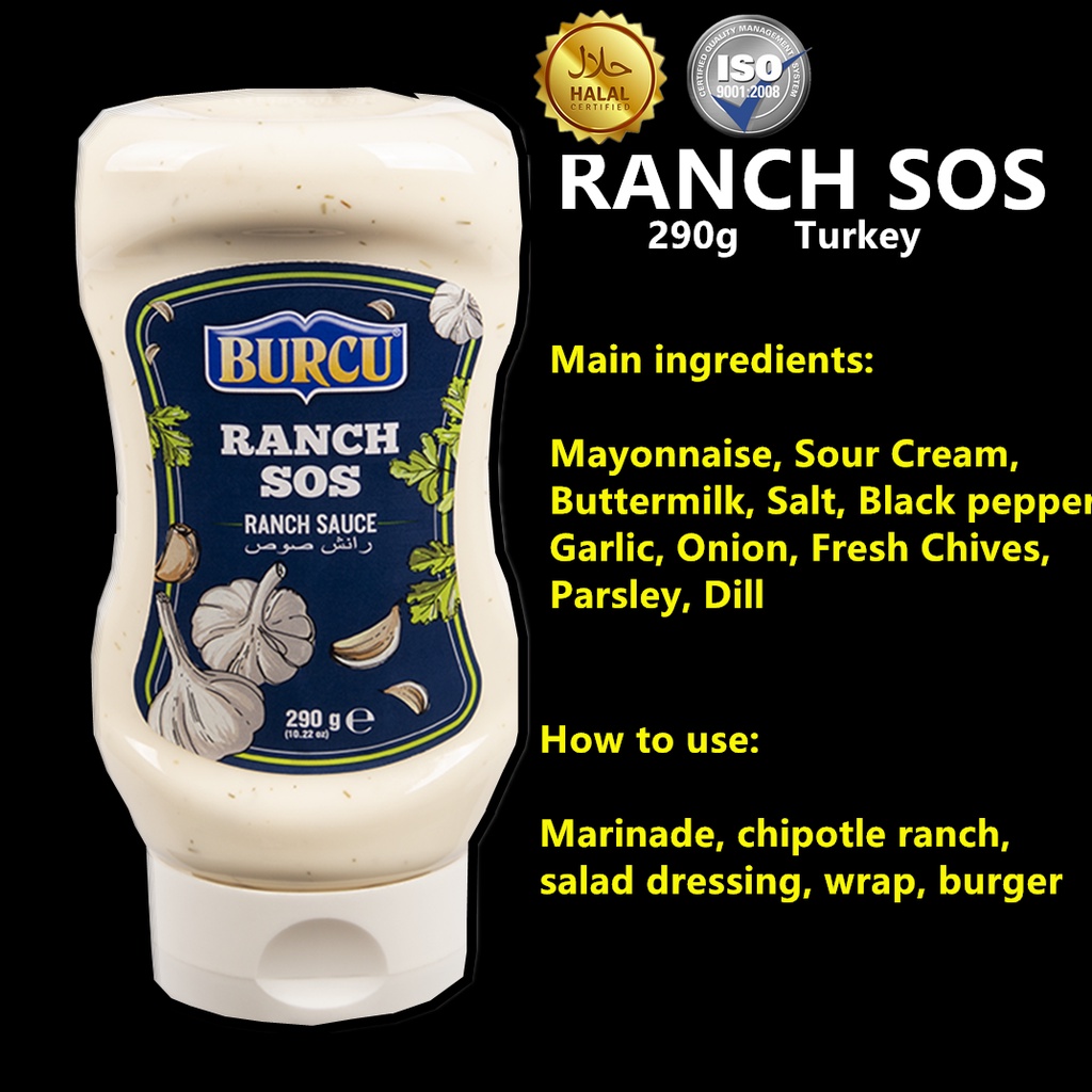 Burcu Ranch Sauce 290g (Expired Date 03042022)