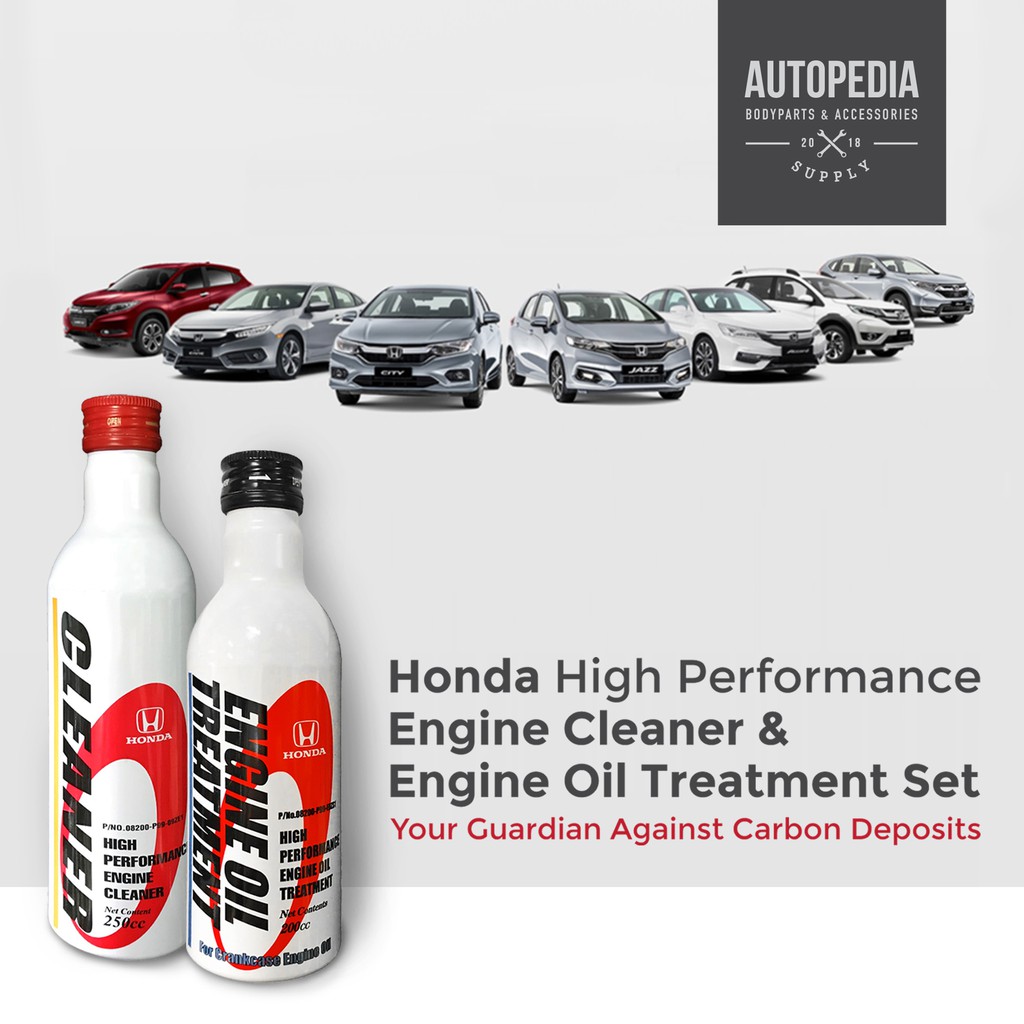 AUTOPEDIA Honda Genuine High Performance Engine Cleaner + Engine Oil