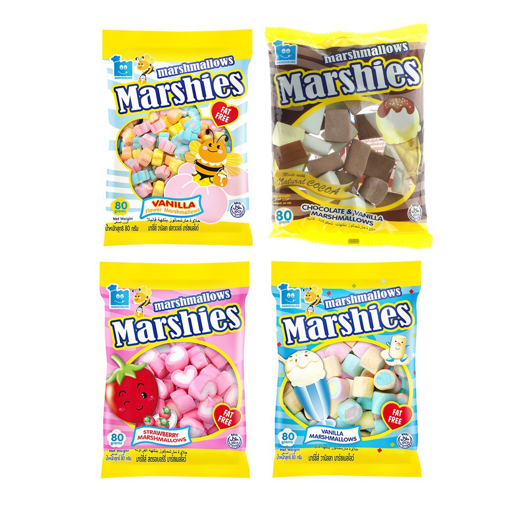 Marshmallow Marshies Markenburg Candy Pack 40g 80g Shopee Malaysia