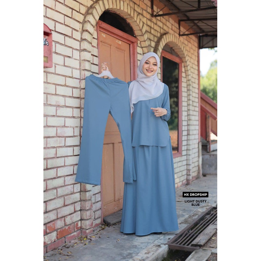 LAURA SUIT FREE PALAZO BY NAISYAH XCLUSIVE Shopee Malaysia