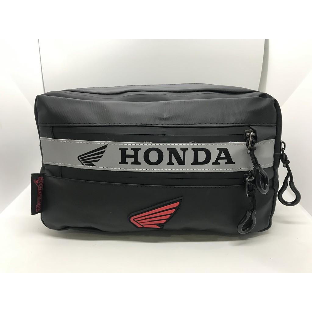 Free Rain Cover Baju Hujan Honda Waterproof Waist Bag Beg Pinggang Kalis Air 4 Zip Compartment Rider Motor Pouch Shopee Malaysia