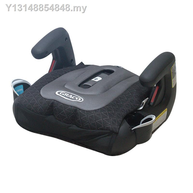 high back booster seat with latch system