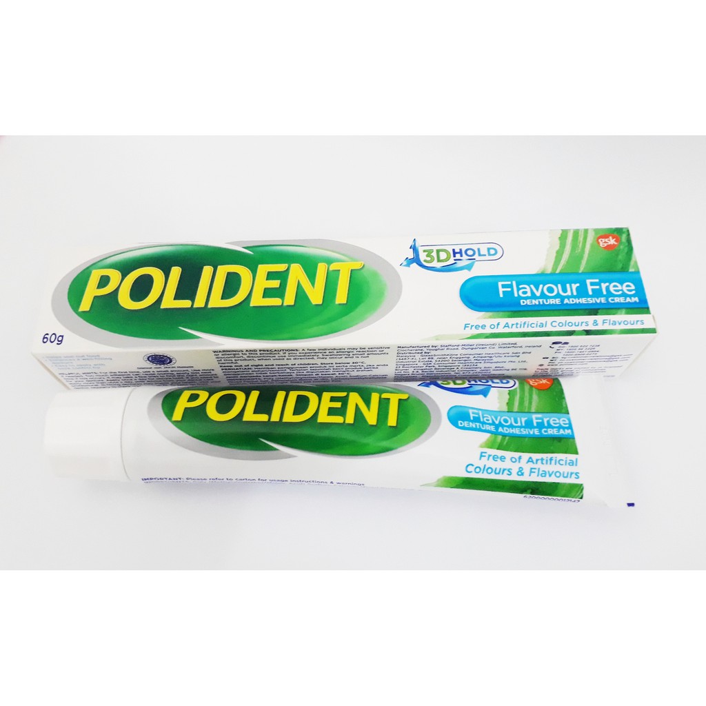 Polident flavour free denture adhesive 20g | Shopee Malaysia