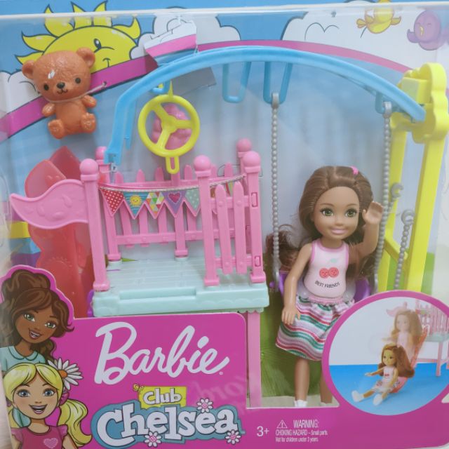barbie club chelsea swingset playset