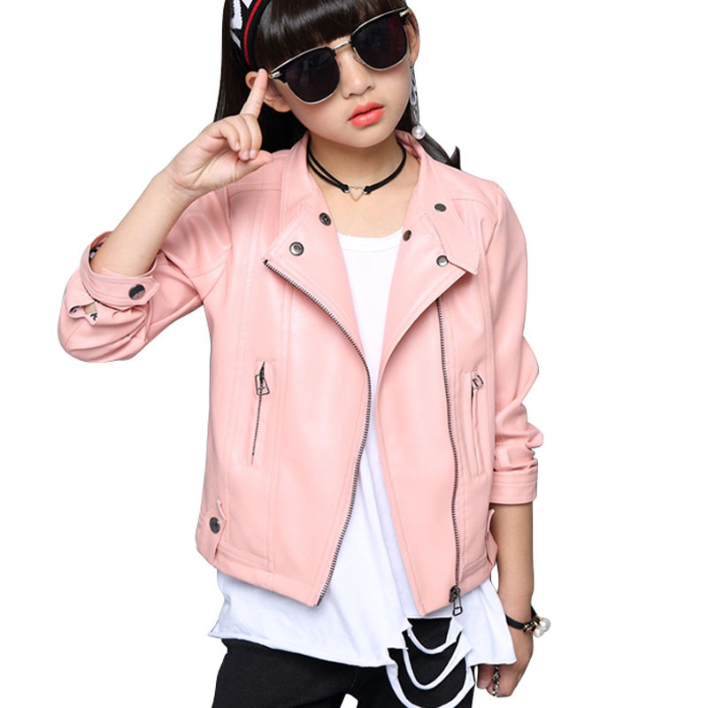 baby girl leather jacket