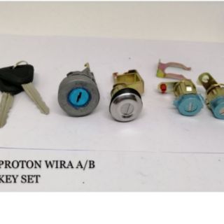 WIRA SEDAN WIRA AEROBACK A B KEY SET ASSY KEY LOCK SET WIRA SEDAN WIRA AEROBACK A B KEY SET ASSY KEY LOCK SET