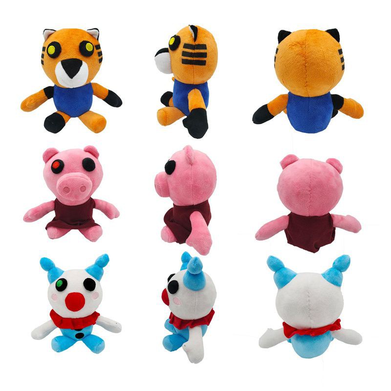 Roblox Piggy Plush Toy Tiger Clown Soft Plushee Doll Stuffed Kids Fans Gift Shopee Malaysia - roblox piggy plush toy