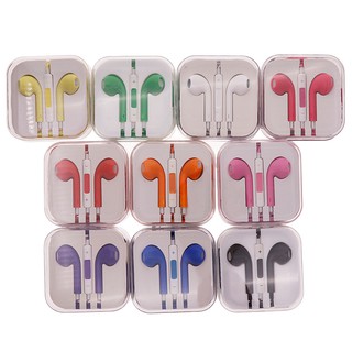 【HW】3.5mm Stereo Bass Headphone Headset Earphone With Mic/ button
