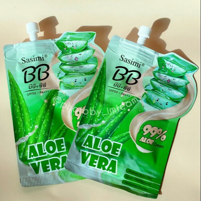 sasimi bb cream aloe vera